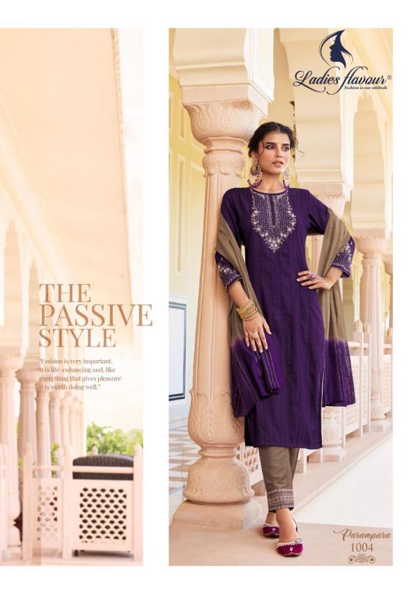 Ladies Flavour Parampara Fancy Kurti With Bottom Dupatta Collection